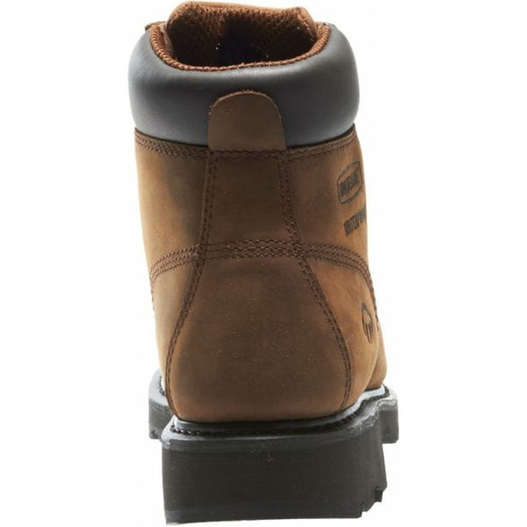 Wolverine Men's 6-Inch Work Boot, 9 1/2 XW, Steel Toe, 6 in H, Brown, W05679 W05679