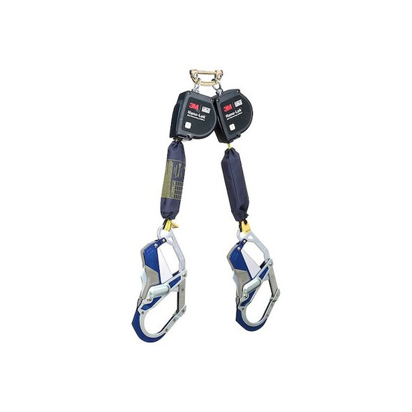 DBI SALA Self Retracting Lifeline, 9 ft. Length, Quick-Connect, Steel, 2 Leg(s)