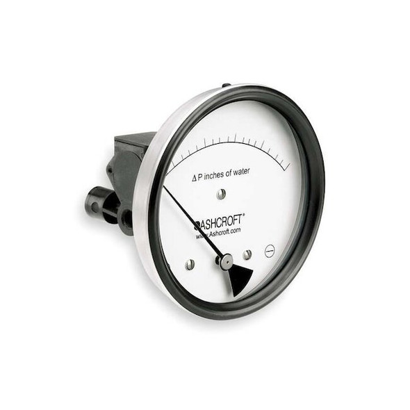 Ashcroft Pressure Gauge,0 to 5 In H2O 451134EDRQMXCYLM5IWD