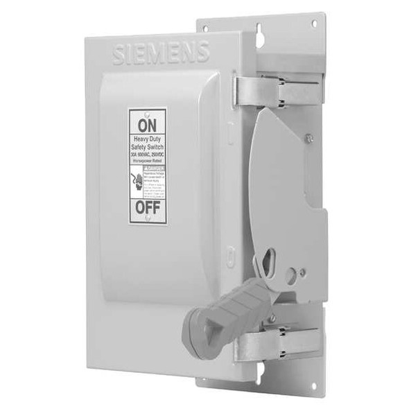 Siemens Nonfusible, Safety Switch, Heavy Duty, 600 V, 3PST, NEMA 3R HNF361J