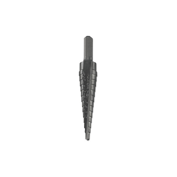 Vari-Bit® Step Drill Bit, #1, 1/8 in to 1/2 in, 13 Steps