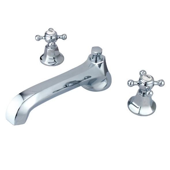 Kingston Brass Roman Tub Faucet, Polished Chrome, Deck Mount KS4301BX