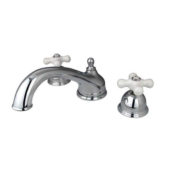 Kingston Brass KS3351PX Roman Tub Filler Porcelain Cros KS3351PX