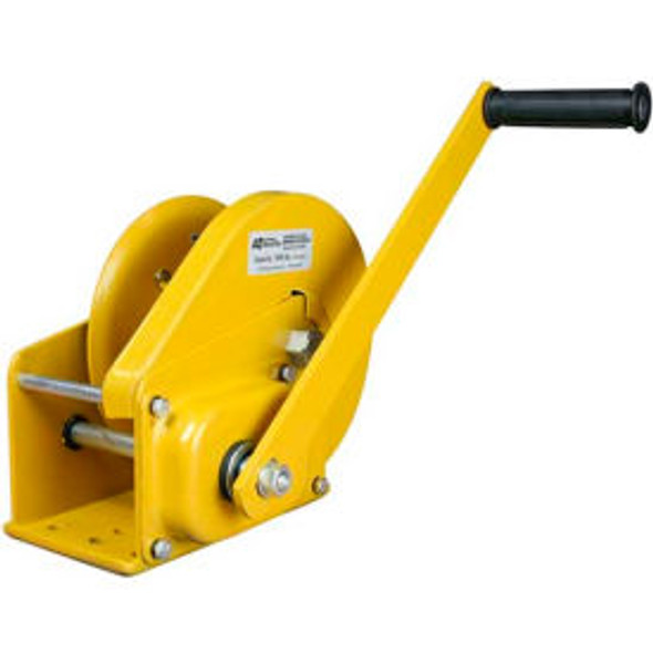 OZ Lifting OZ1500BW Carbon Steel Hand Winch with Brake 1500 Lb. Capacity