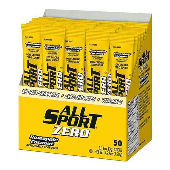 All Sport All Sport,Pineapple Coconut Powder,50PK 10122528 All Sport All Sport,Pineapple Coconut Powder,50PK 10122528