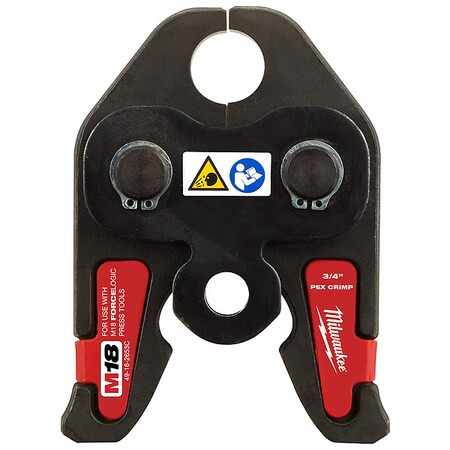 M18 FORCE LOGIC PEX Crimp Jaw, For 3/4 in PEX Pipe, 18 V