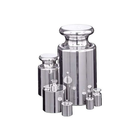 Rice Lake Weighing Systems Calibration Weight Kit,SS,100g,ScrewKnob 82641NV