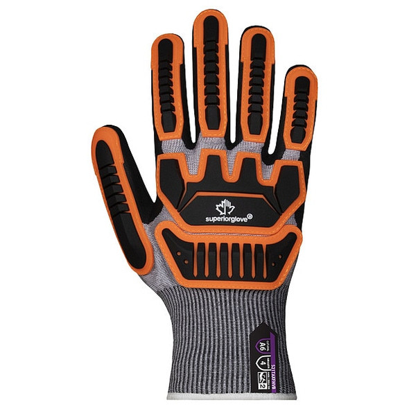 Cut-Resistant & Impact Resistant Gloves, Cut Level A6 ,Nitrile ,Foam ,3XL 1 PR
