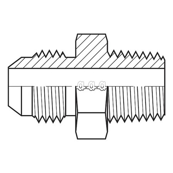 Adaptall Hose Adapter,1-1/4",JIC,1-1/4",BSPT 9011-20-20