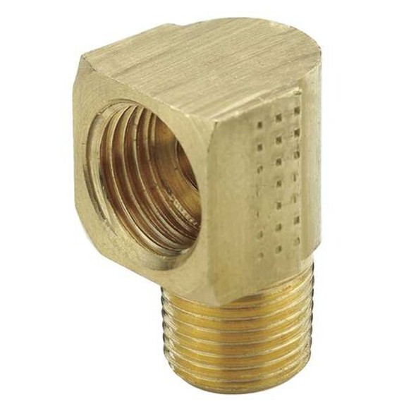 Parker 3/8" Flare x MNPS Brass 90 Degree Elbow 10PK 249IFHD-6-6