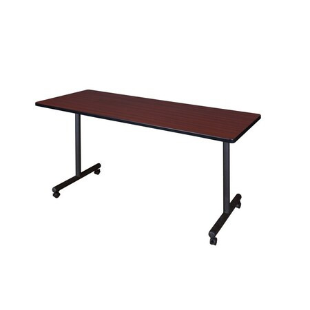 Kobe Rectangle Training Table, 66" W, 29" H, Laminate Top, Mahogany MKTRCC6624MH