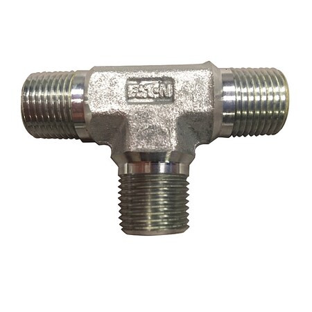 Eaton Aeroquip Hose Adapter,1/4",NPTF,1/4",NPTF 2257-4-4S