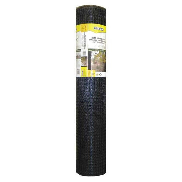 Deer Fence,10 FT. X 330 FT, Black, Mesh Size 1.77" X 1.97"