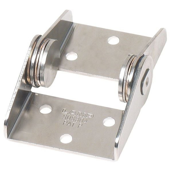 Torque Hinge, 430 Stainless Steel, 63/64 in Leaf W x 2 1/8 in Leaf H