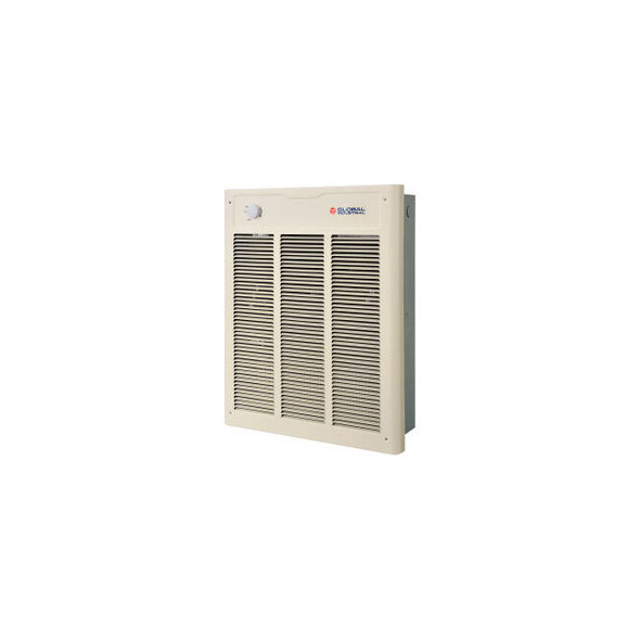 Global Industrial Fan Forced Wall Heater Enclosed Motor 4000/3000W 240/208V