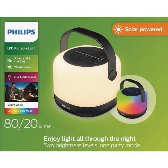 Philips Solar Color Changing Portable LED Lantern 585786 556204