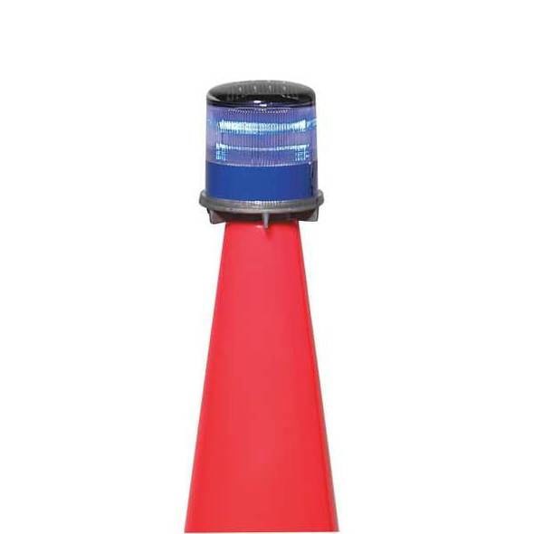 Tapco Warning Light, Blue, (4) LED, 1.2V, 60 FPM, 3 3/4 in Dia. 3337-00004