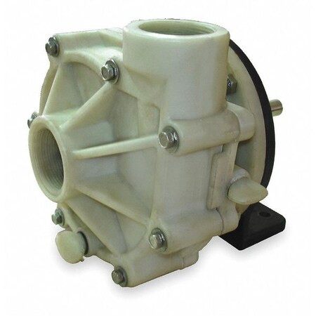 Dayton Pedestal Pump, HP Req 1, Polypropylene 2YEU9