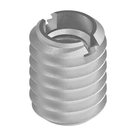 Thin Wall Self Locking Thread Insert, M5-0.80 Int Thrd Sz, Steel, 5 PK