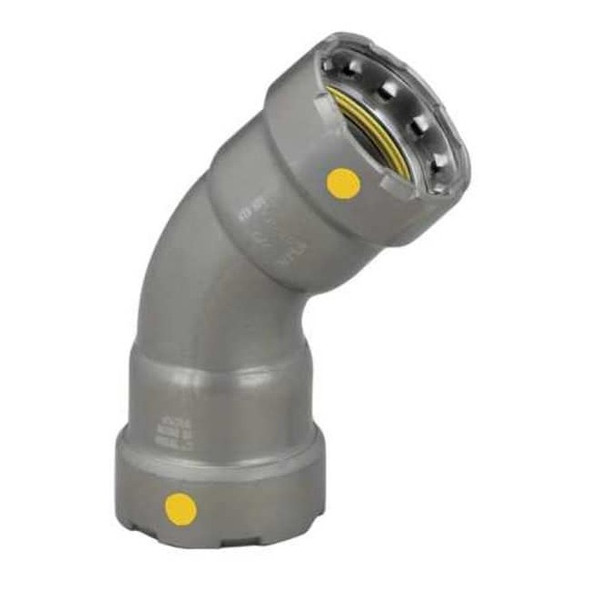 Viega Viega MegaPressG 45 elbow, 1-1/2" x 1-1/2" 25251