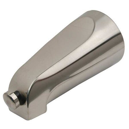 Brasscraft Tub, Diverter Tub Spout, Satin Nickel - PVD SWD0451