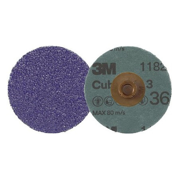3m Cubitron Quick-Change Disc,Ceramic,4 in Dia.,PK25 7100332351
