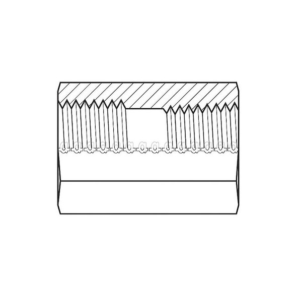 Adaptall Hose Adapter,1/8",BSPT,1/8",NPT 9044-0202
