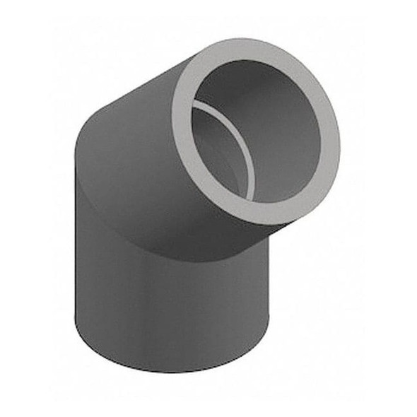PVC Elbow, 45 Degrees, Socket x Socket, 8 in Pipe Size