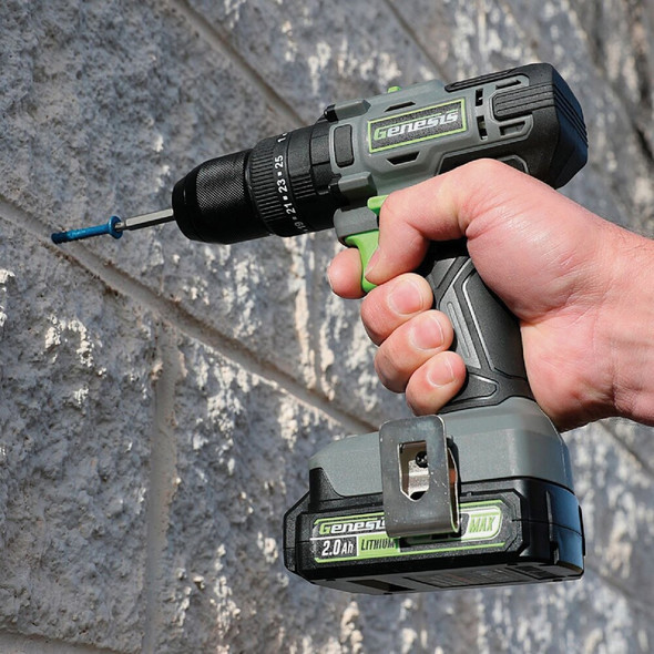 Genesis 20v 1-2 Hammer Drill GLHD20B 393466