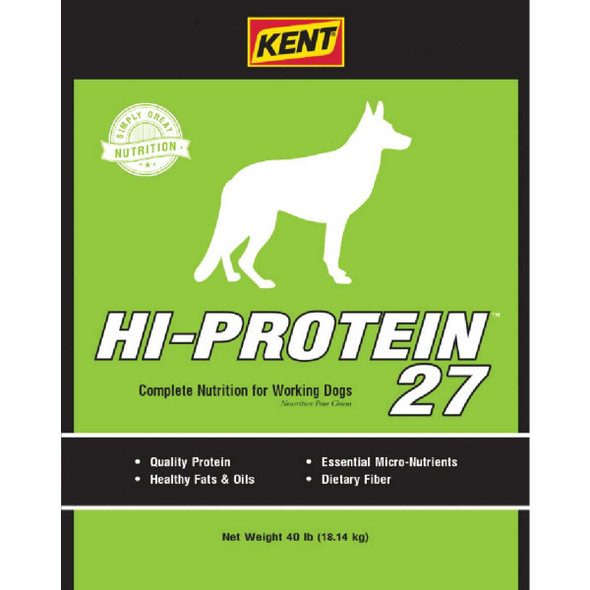Kent Hi-Protein 27 40 Lb. Adult Dry Dog Food 7862