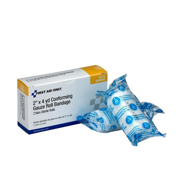 Non-Sterile Conforming Gauze Bandage (Unitized Refill), 2" x 4 yd, 2 Box/30 Case