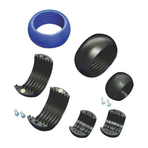 Reiku Tubing Protector, 0.360in, Black, Polyamide PAPRB-70