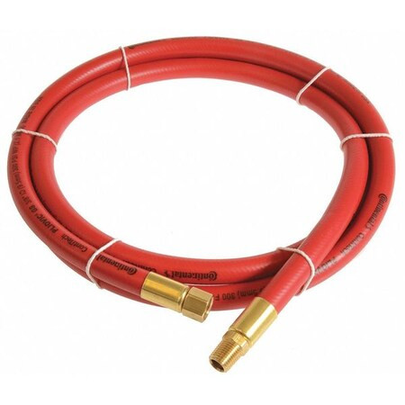 3/8" x 3 ft PVC Coupled Multipurpose Air Hose 300 psi RD