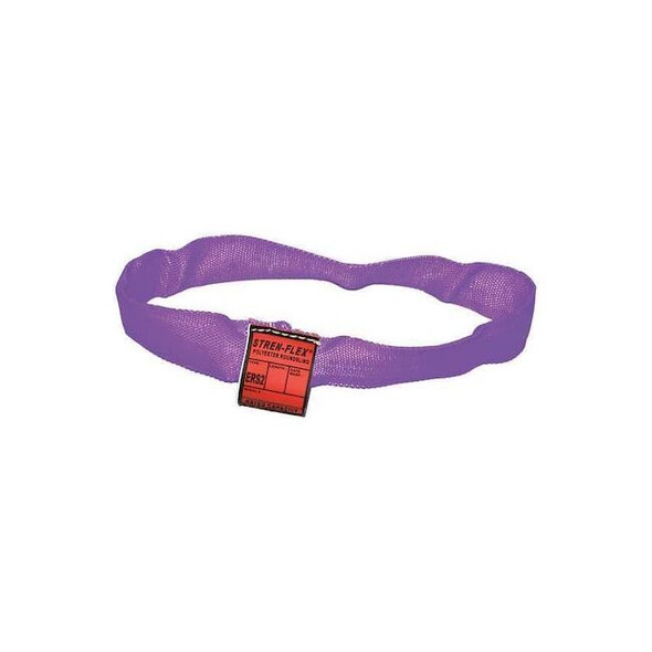 Stren-Flex Round Sling,Endless,Purple,12 ft. L STRERS1-12