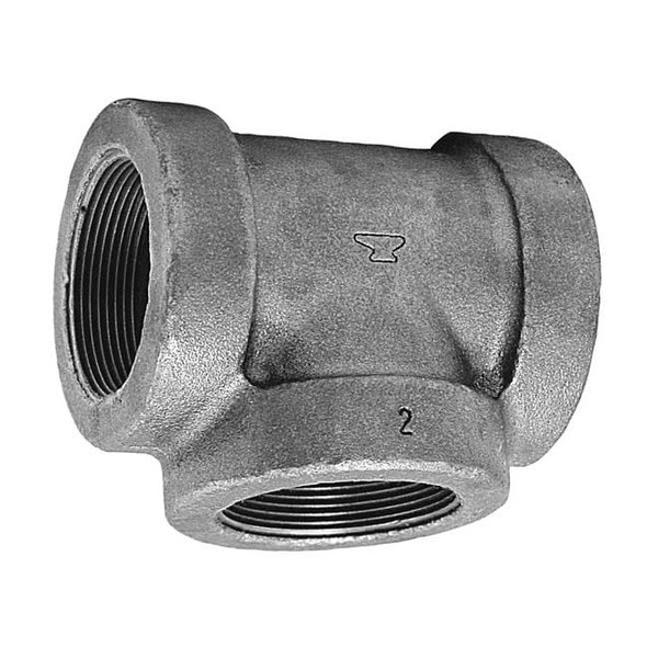 Reducing Tee Reducing Tee, 1/2" x 1/2" x 3/8" Pipe, FNPT, Cast Iron, Class 125