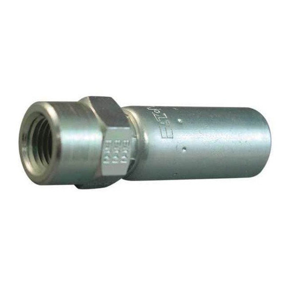 Kurt Crimp Fitting,Straight,1/4" ID,FNPT FP-04-04