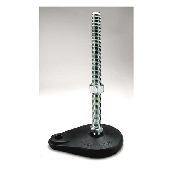 S & W Manufacturing Level Mount,Swivel Stud,1/2-13,4in Base TSNYLB44