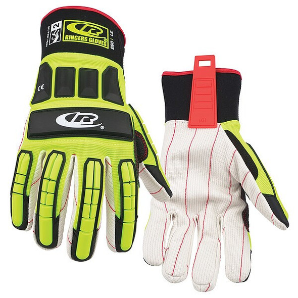 Ringers Gloves Impact Resistant Gloves,Green,S,PR 260