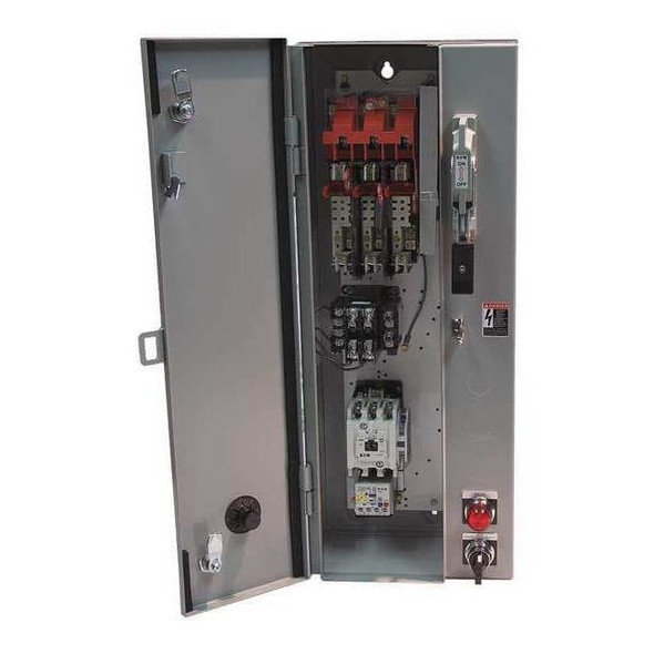 Eaton NEMA Fusible Str,Size 2,120V Coil,1 Enc ECN1821BJD-R63/D