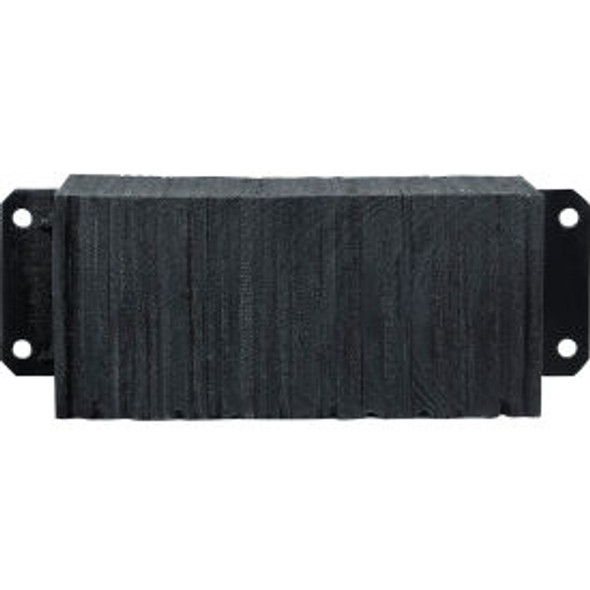 Global lndustrial Heavy Duty Dock Bumper Rectangular 26Wx10H Black Global lndustrial Heavy Duty Dock Bumper Rectangular 26Wx10H Black
