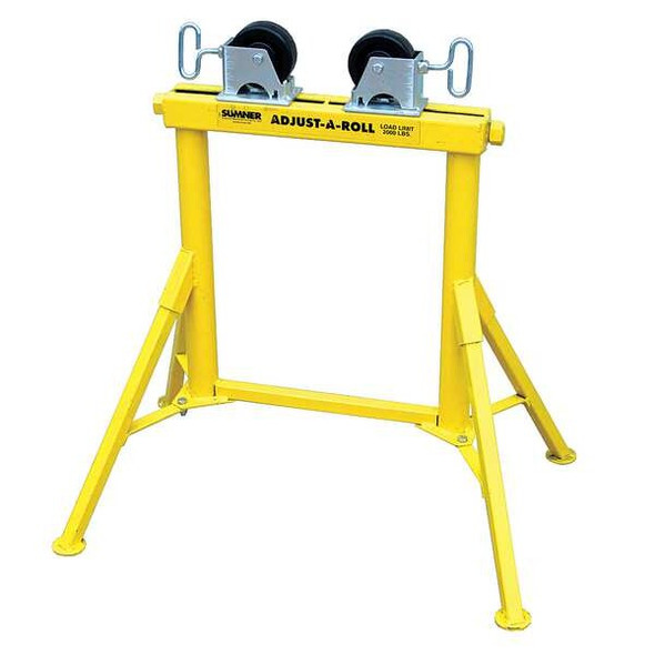 Sumner Roller Head Pipe Stand,1/2 to 36 In. 4300PWH
