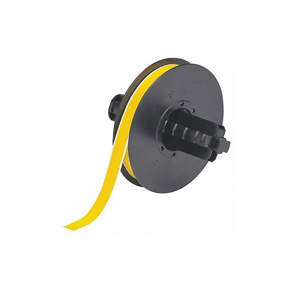 Brady ContinuousLabelStock,Yellow,Gloss,1/2inW B30C-500-569-YL