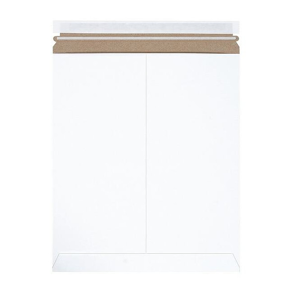 Stayflats Self-Seal Flat Mailers, 12 3/4" x 15", White, PK100 RM4SS