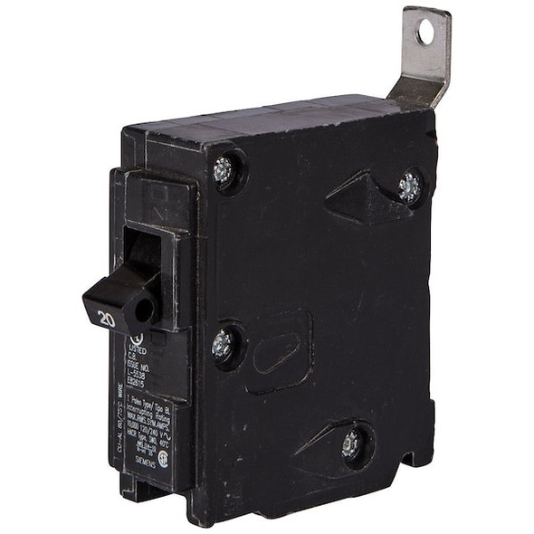 Siemens Miniature Circuit Breaker, BL Series, 50A, 1 Pole, 120/240V AC, 10kA at 120/240V AC B150
