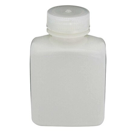 Globe Scientific Bottle, Wide Mouth, Rectangular, HDPE, 250mL,PK12 7100250