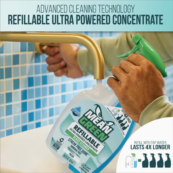 Mean Green 28 Oz. Fresh Refillable Glass Cleaner 394174 610414