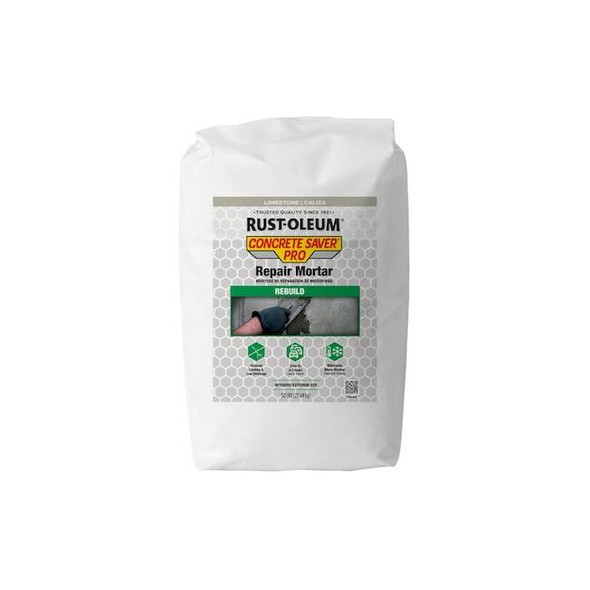 Rust-Oleum Repair Mortar,Bag,50 lb,Gray 392536