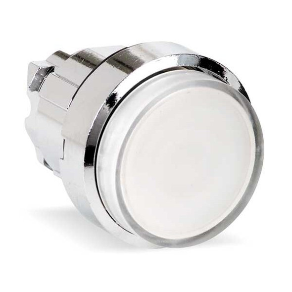 Schneider Electric ExtendedPushButton, White, No Lamp, 22mm ZB4BH13