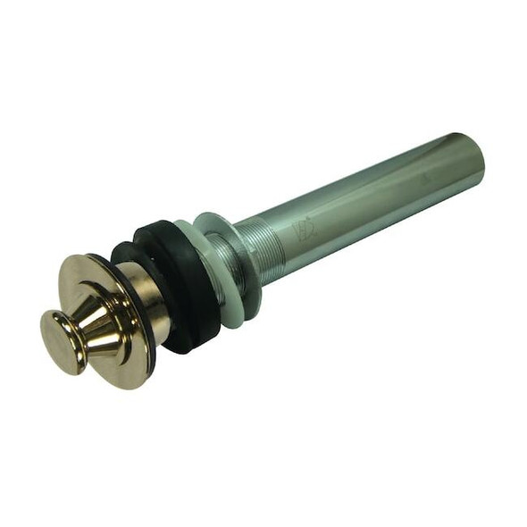 Brass, Sink Drain, Lift and Turn Sink Drain without Overflow