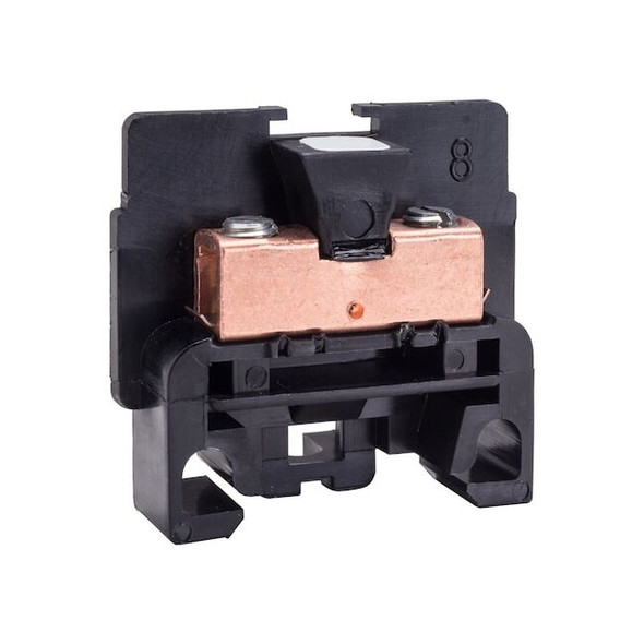 Terminal Block, Pass-Through, 1 Pole, 40 A, 600 V AC/DC, 10 AWG, Black